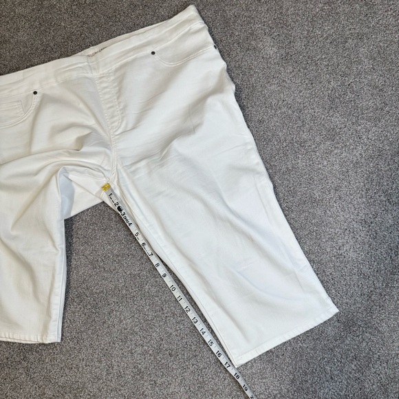 Chico’s Cropped Capri White Size 3.5 XL - Picture 5 of 8